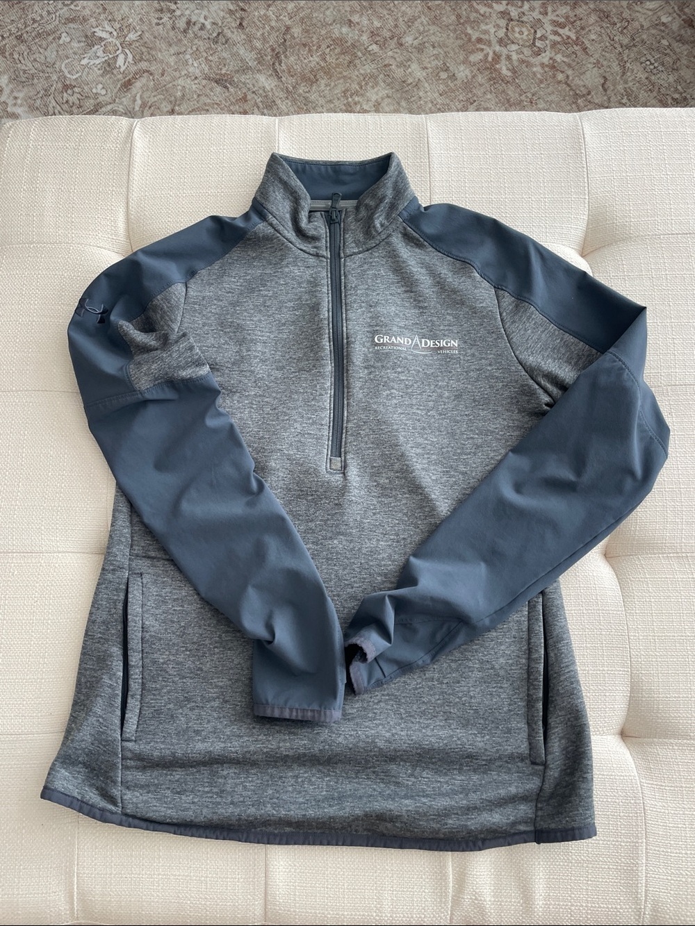 Under Armor Grand Design Grey Half-Zip Pullover